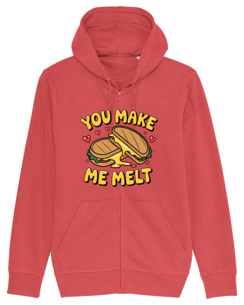 You Make Me Melt | Cute Valentine's Pun Carmine Red