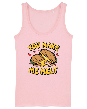 You Make Me Melt | Cute Valentine's Pun Cotton Pink