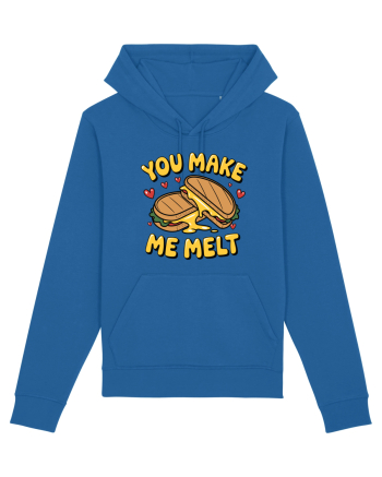You Make Me Melt | Cute Valentine's Pun Royal Blue