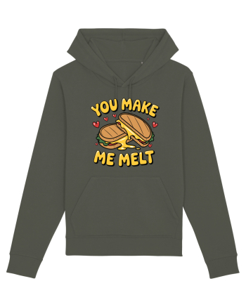 You Make Me Melt | Cute Valentine's Pun Khaki