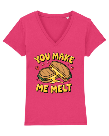 You Make Me Melt | Cute Valentine's Pun Raspberry