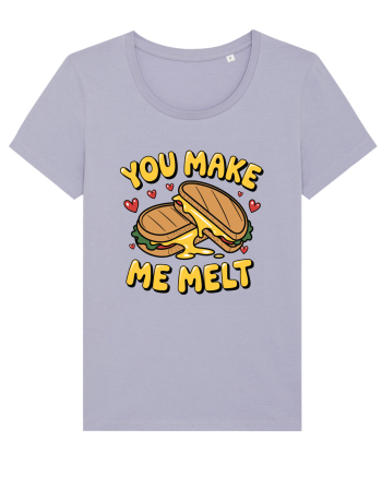 You Make Me Melt | Cute Valentine's Pun Lavender