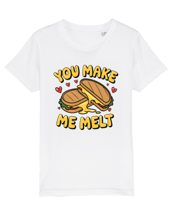 You Make Me Melt | Cute Valentine's Pun White