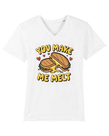 You Make Me Melt | Cute Valentine's Pun White