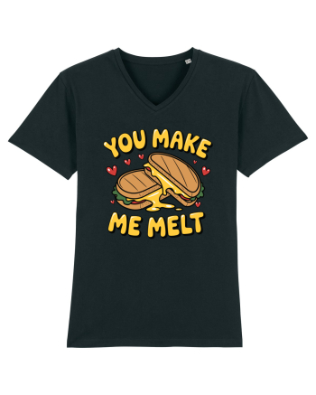 You Make Me Melt | Cute Valentine's Pun Black
