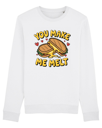 You Make Me Melt | Cute Valentine's Pun White