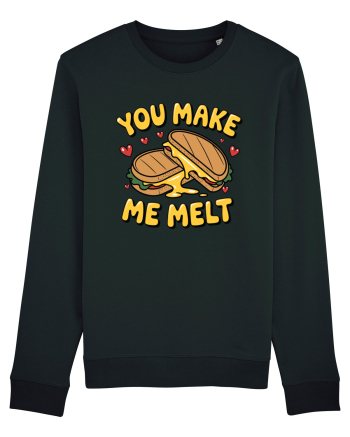 You Make Me Melt | Cute Valentine's Pun Black