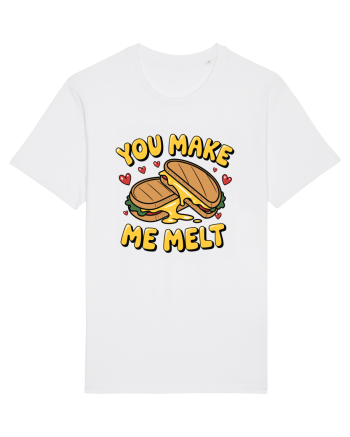 You Make Me Melt | Cute Valentine's Pun White