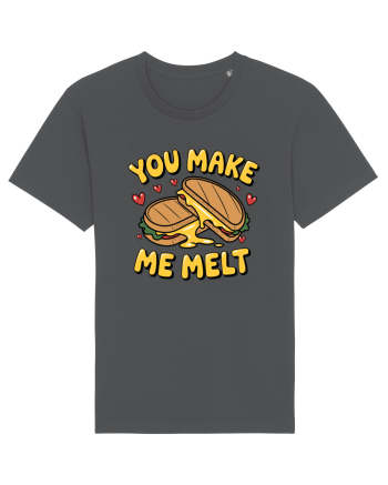 You Make Me Melt | Cute Valentine's Pun Anthracite