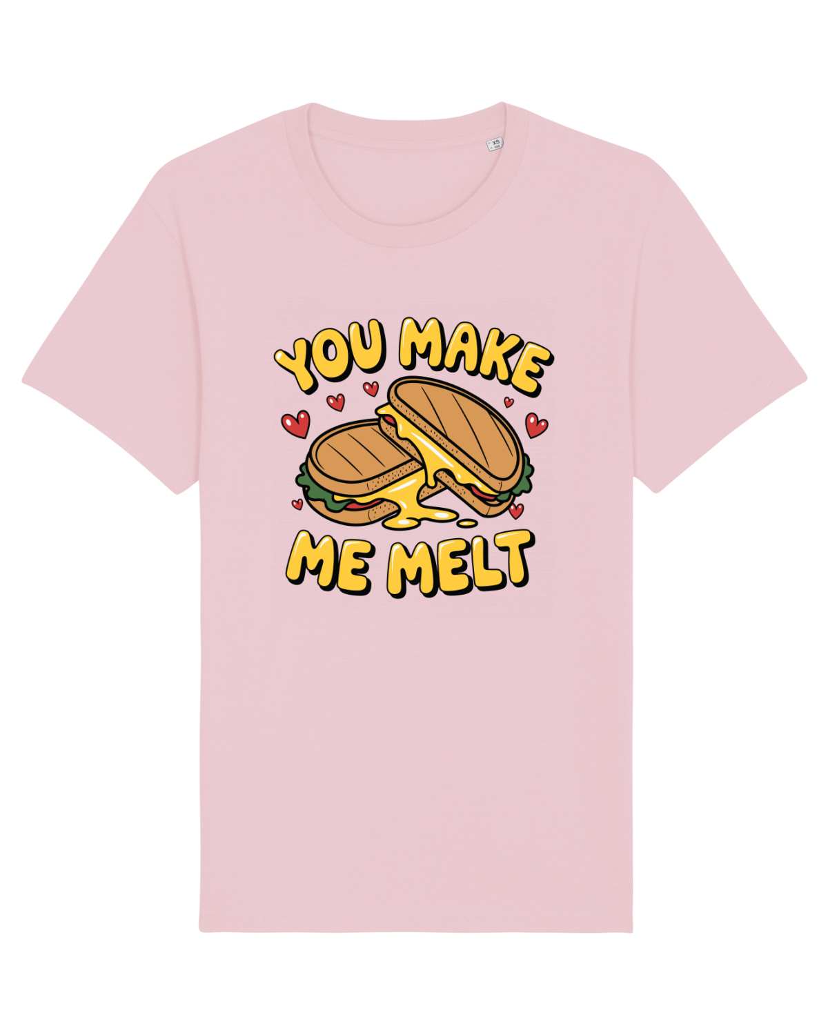 Tricou mânecă scurtă Unisex Rocker Cotton Pink