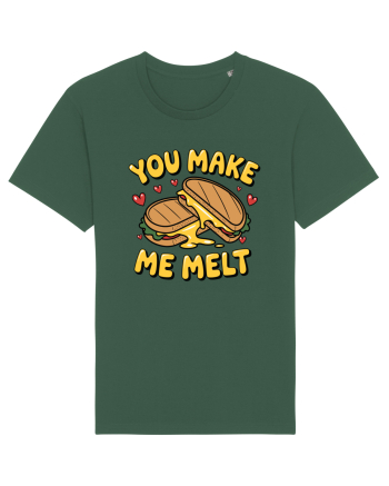 You Make Me Melt | Cute Valentine's Pun Bottle Green