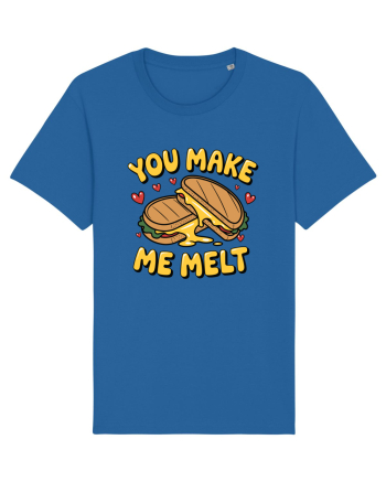 You Make Me Melt | Cute Valentine's Pun Royal Blue