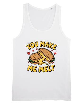 You Make Me Melt | Cute Valentine's Pun White