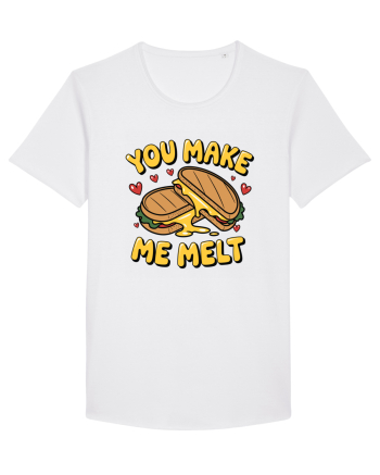 You Make Me Melt | Cute Valentine's Pun White