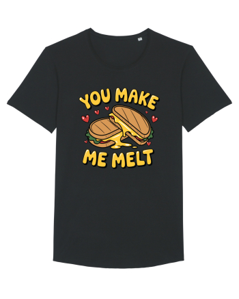You Make Me Melt | Cute Valentine's Pun Black