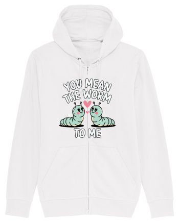 You Mean The Worm To Me | Kawaii Cute Puns White
