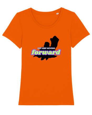 KEEP MOVING Bright Orange