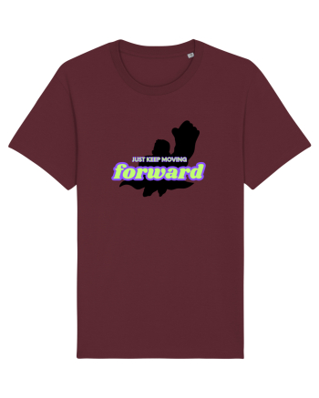 KEEP MOVING Burgundy