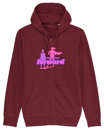 KEEP MOVING Burgundy