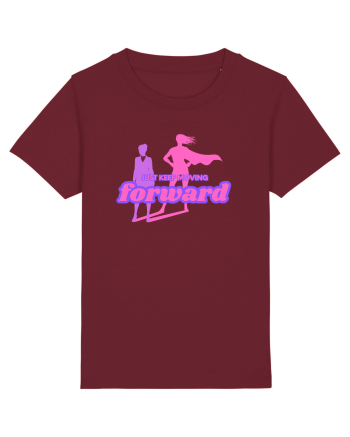 KEEP MOVING Burgundy
