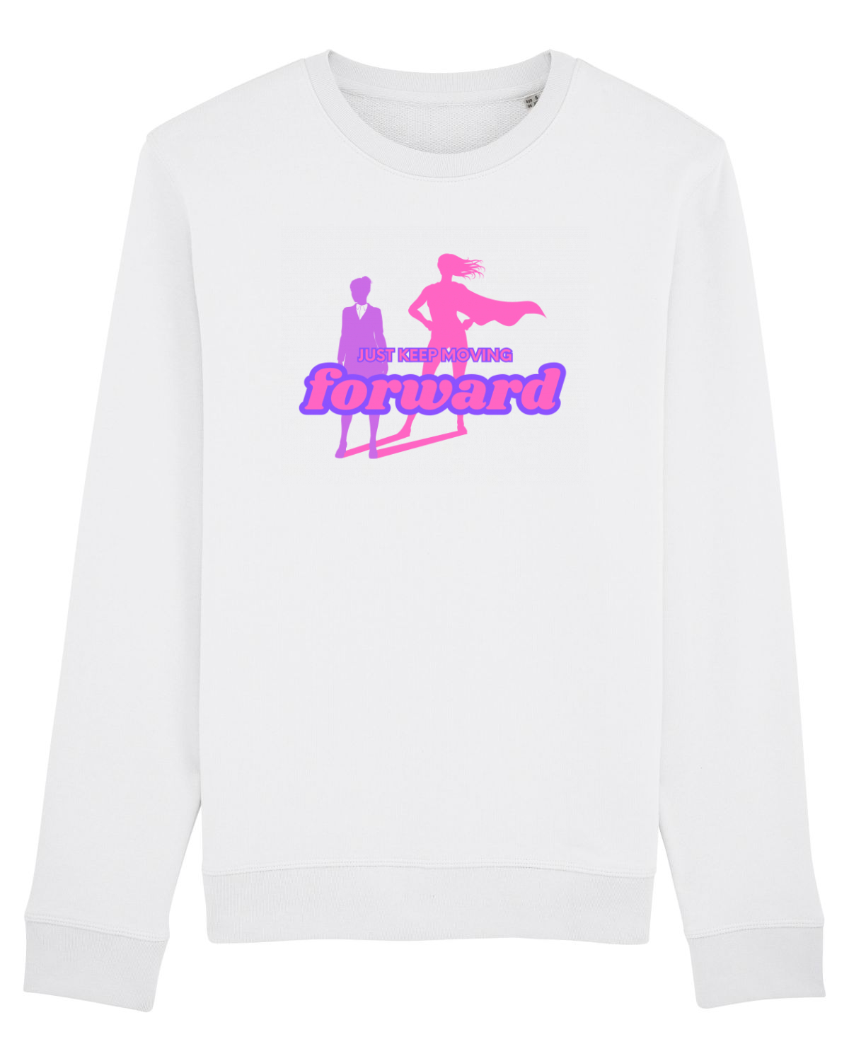 Bluză mânecă lungă Unisex Rise White