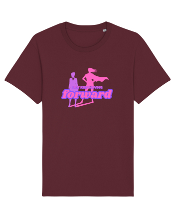 KEEP MOVING Burgundy