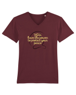 power is in you Tricou mânecă scurtă guler V Bărbat Presenter