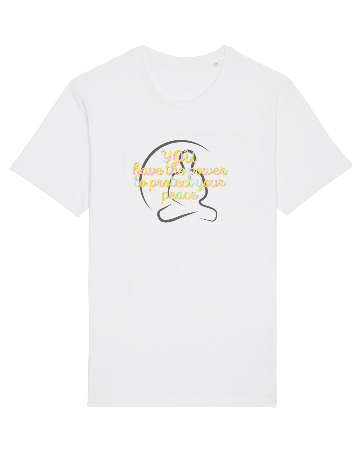 Tricou mânecă scurtă Unisex Rocker White