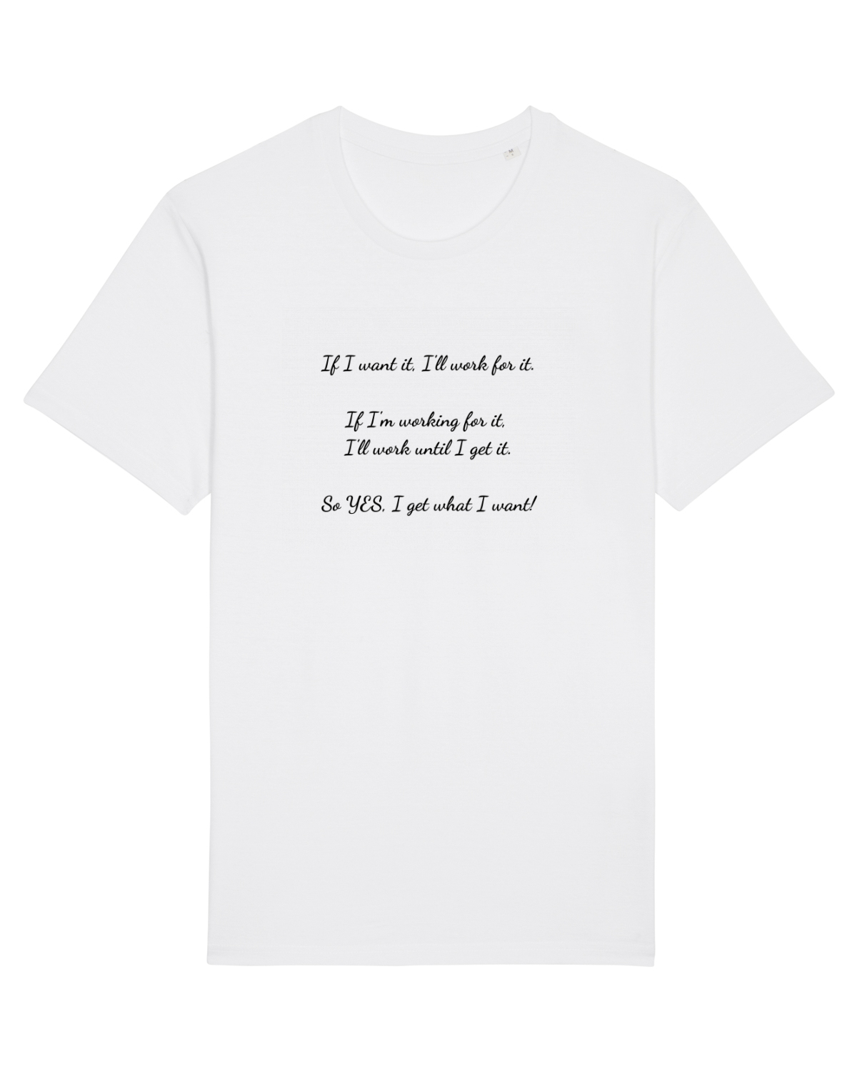 Tricou mânecă scurtă Unisex Rocker White