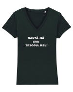 CAUTĂ-MĂ SUB TRICOU Tricou mânecă scurtă guler V Damă Evoker