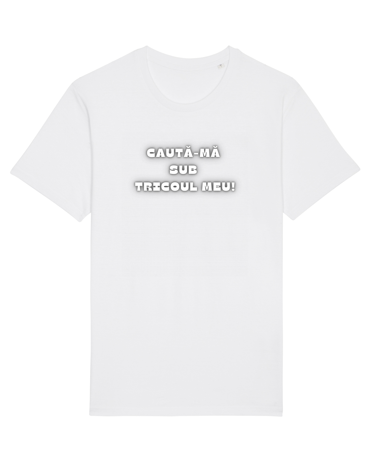 Tricou mânecă scurtă Unisex Rocker White