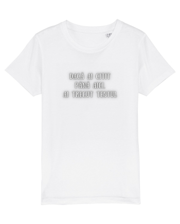 DACĂ AI CITIT PÂNĂ AICI, AI TRECUT TESTUL White