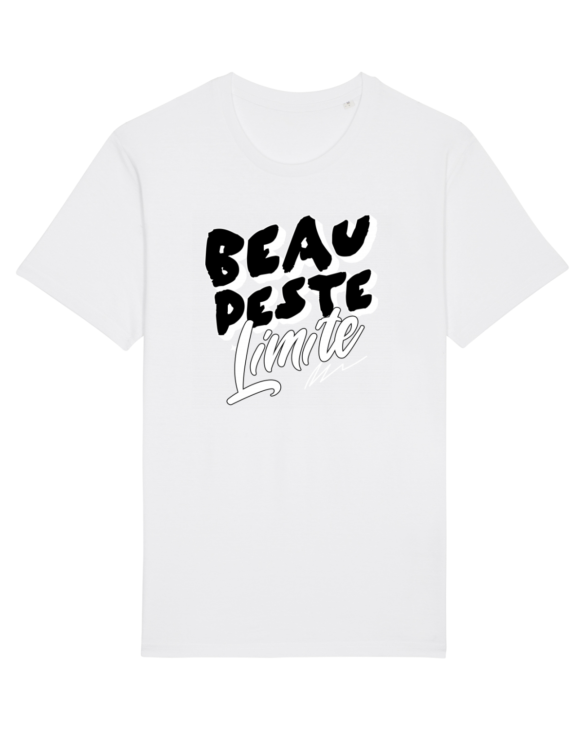 Tricou mânecă scurtă Unisex Rocker White