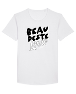 Beau peste limite. De ieșit cu prietenii  Tricou mânecă scurtă guler larg Bărbat Skater