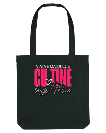 Dragobete & Valentine's Day - Viața e mai dulce cu tine lângă mine Black