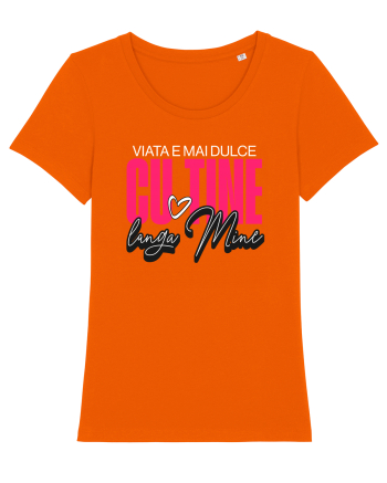 Dragobete & Valentine's Day - Viața e mai dulce cu tine lângă mine Bright Orange