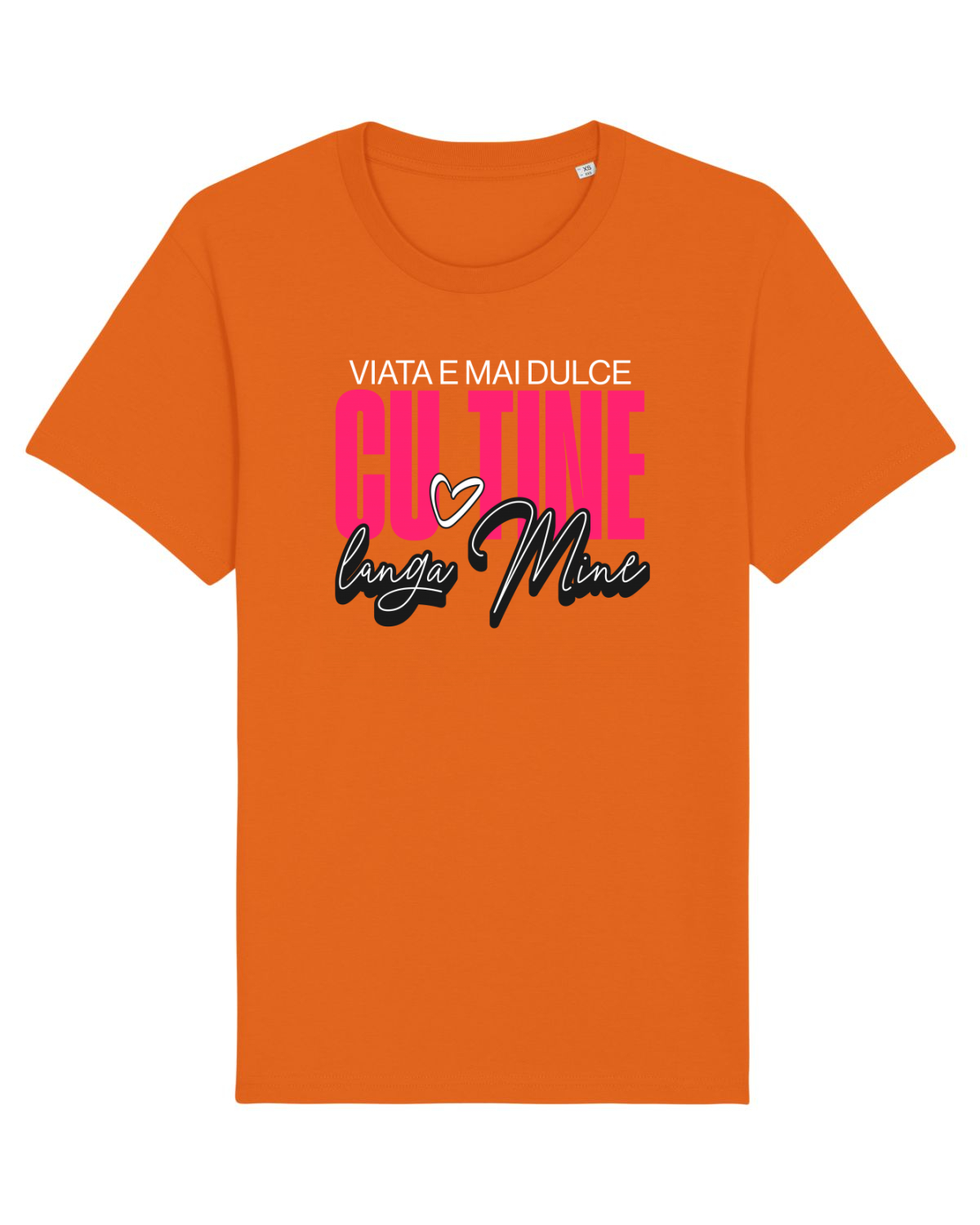 Tricou mânecă scurtă Unisex Rocker Bright Orange