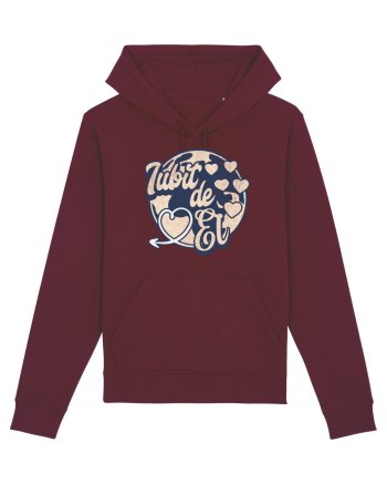Iubit de el - Dragoste Dragobete Valentine's Day  Burgundy