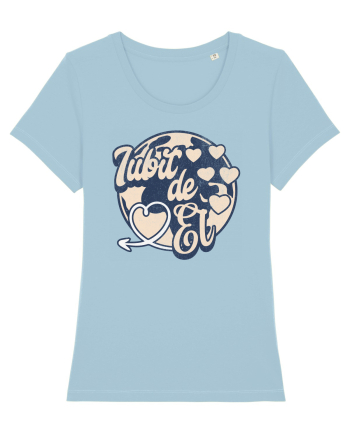 Iubit de el - Dragoste Dragobete Valentine's Day  Sky Blue