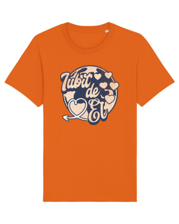 Iubit de el - Dragoste Dragobete Valentine's Day  Bright Orange