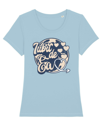 Iubit de ea - Dragoste Dragobete Valentine's Day  Sky Blue
