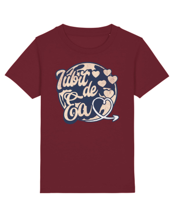 Iubit de ea - Dragoste Dragobete Valentine's Day  Burgundy