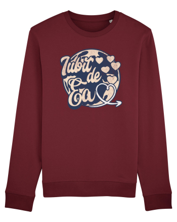 Iubit de ea - Dragoste Dragobete Valentine's Day  Burgundy