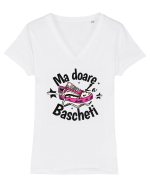 Mă doare la bascheți - Pentru ea Tricou mânecă scurtă guler V Damă Evoker
