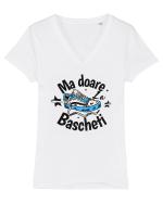 Mă doare la bascheți - pentru el Tricou mânecă scurtă guler V Damă Evoker