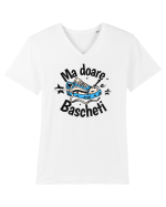Mă doare la bascheți - pentru el Tricou mânecă scurtă guler V Bărbat Presenter