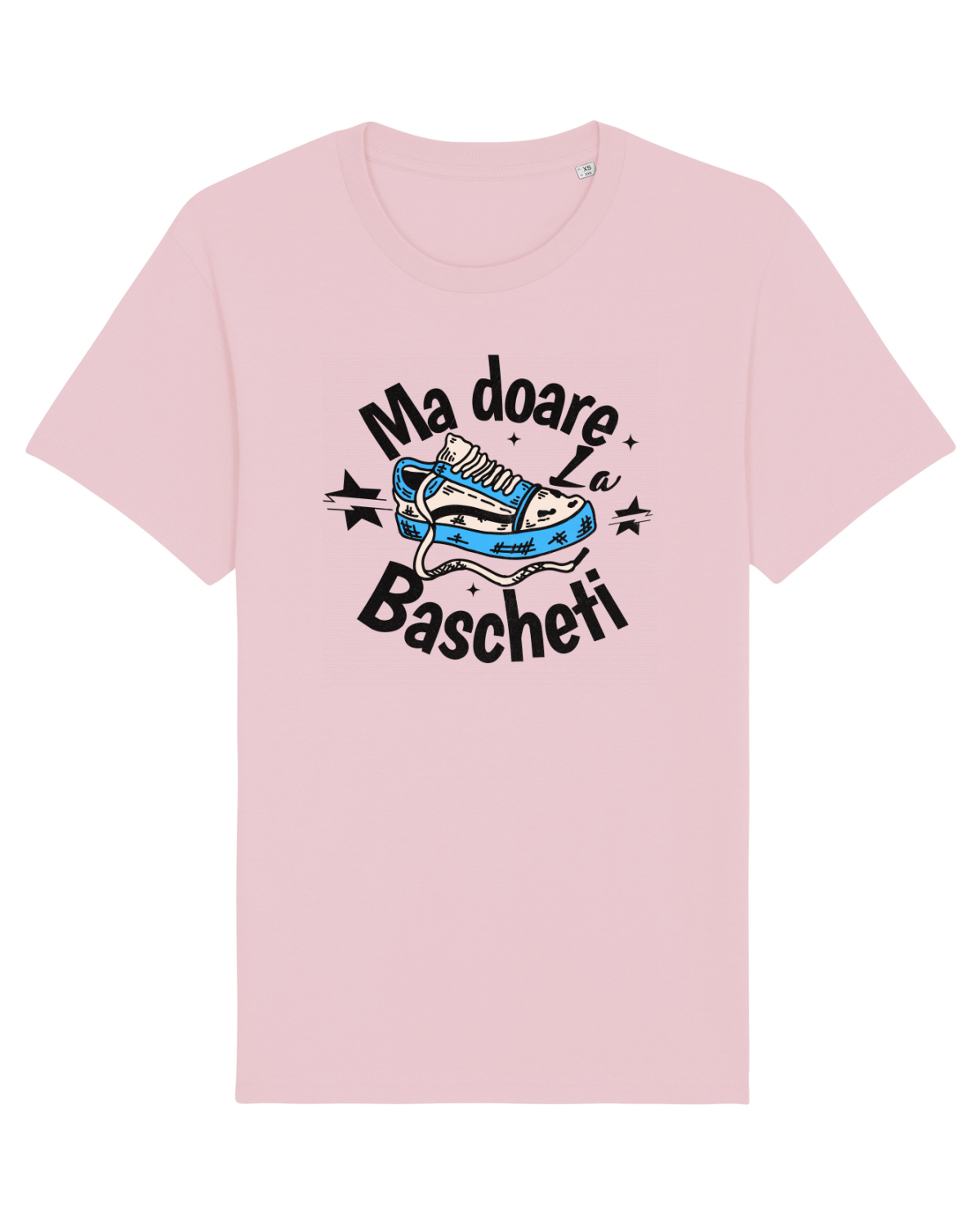 Tricou mânecă scurtă Unisex Rocker Cotton Pink