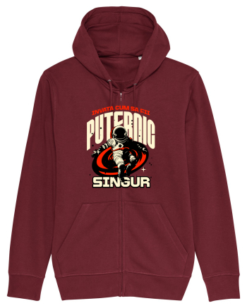 Motivational - Învață să fii puternic singur  Burgundy