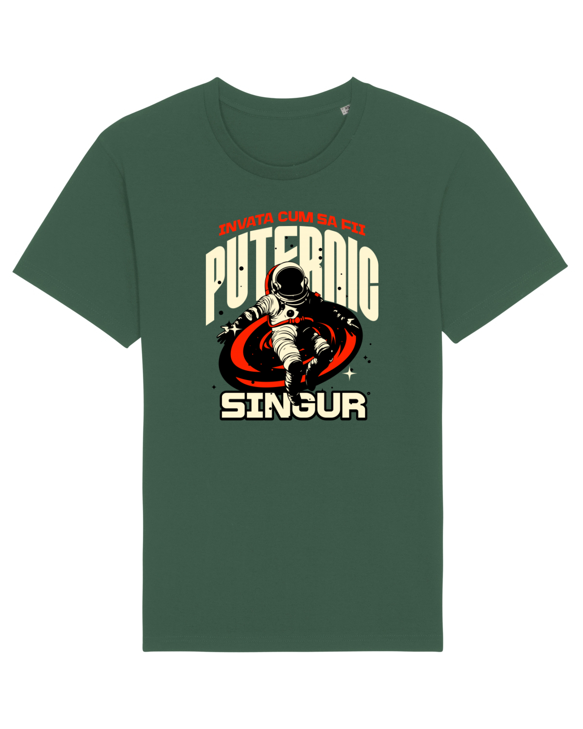 Tricou mânecă scurtă Unisex Rocker Bottle Green