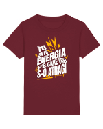 Motivatie- Tu sa fii energia pe care vrei s-o atragi Tricou mânecă scurtă  Copii Mini Creator